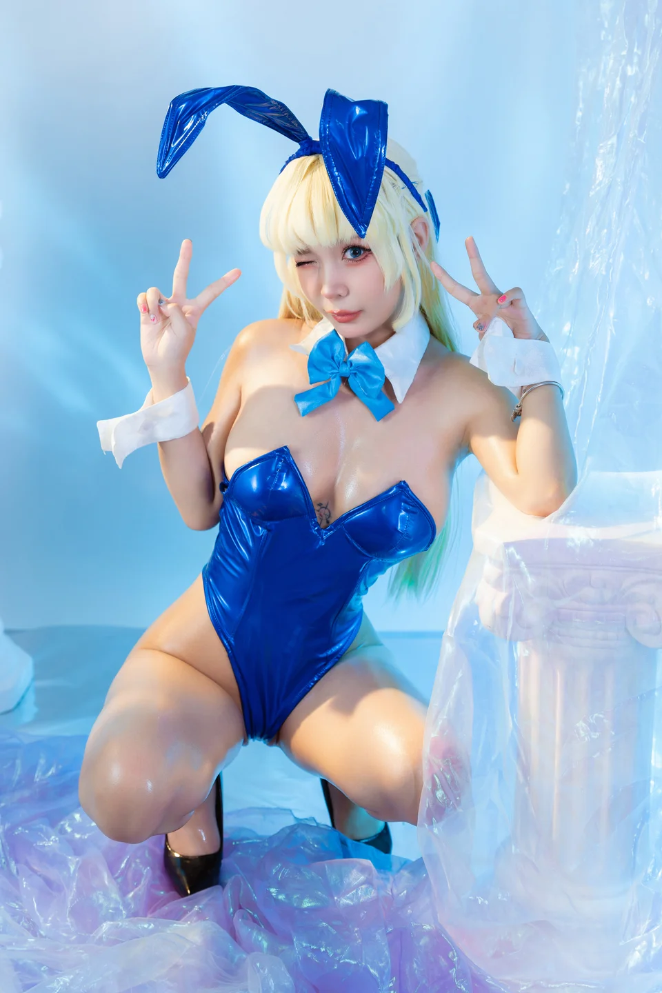 Umeko_J Asuma Toki Bunny Suit [133P] 20240904-181441(14).webp