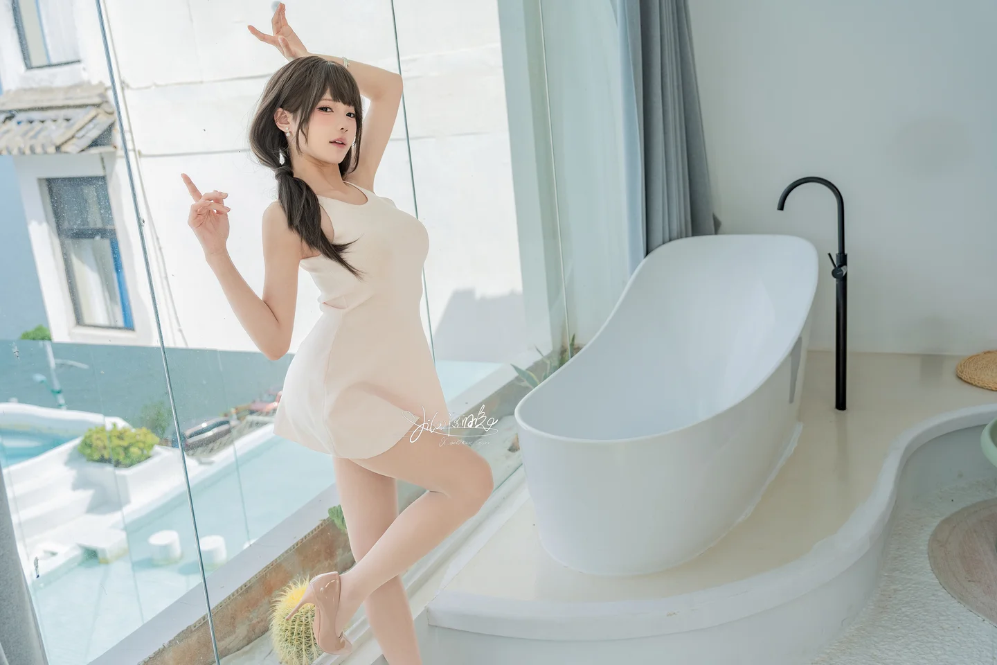 Yiko湿润兔 - 11月作品『同居姐姐』[75P 1V]GENIE Yiko湿润兔『同居姐姐』-14.webp