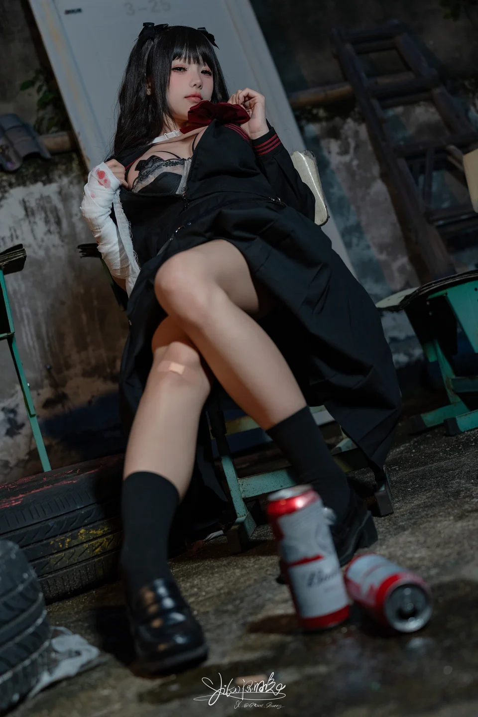 Yiko湿润兔_–_11月作品『不良女高』73P_1V短发 Yiko湿润兔『不良女高』-23.webp