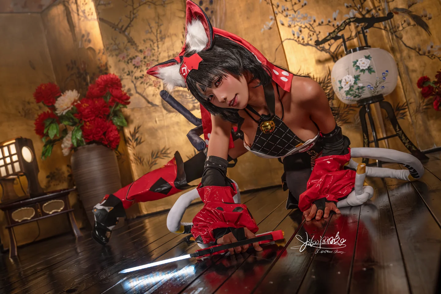 Yiko湿润兔_10月作品『绝区零_猫宫又奈』74P_1V_ROLY_POLY（双机位） tg@simisebaisi16.webp
