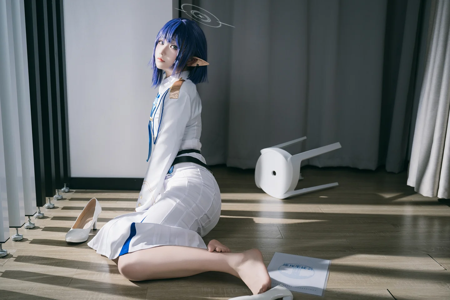 lunananya - 蔚蓝档案 扇喜葵 [24P] tg@simisebaisi13.webp