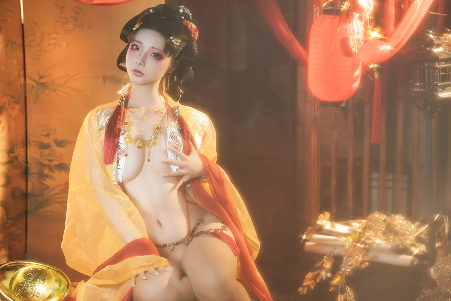 yuuhui玉汇 – 善财娘子 [124P1V-622MB] 【丝足阁写真】011.webp