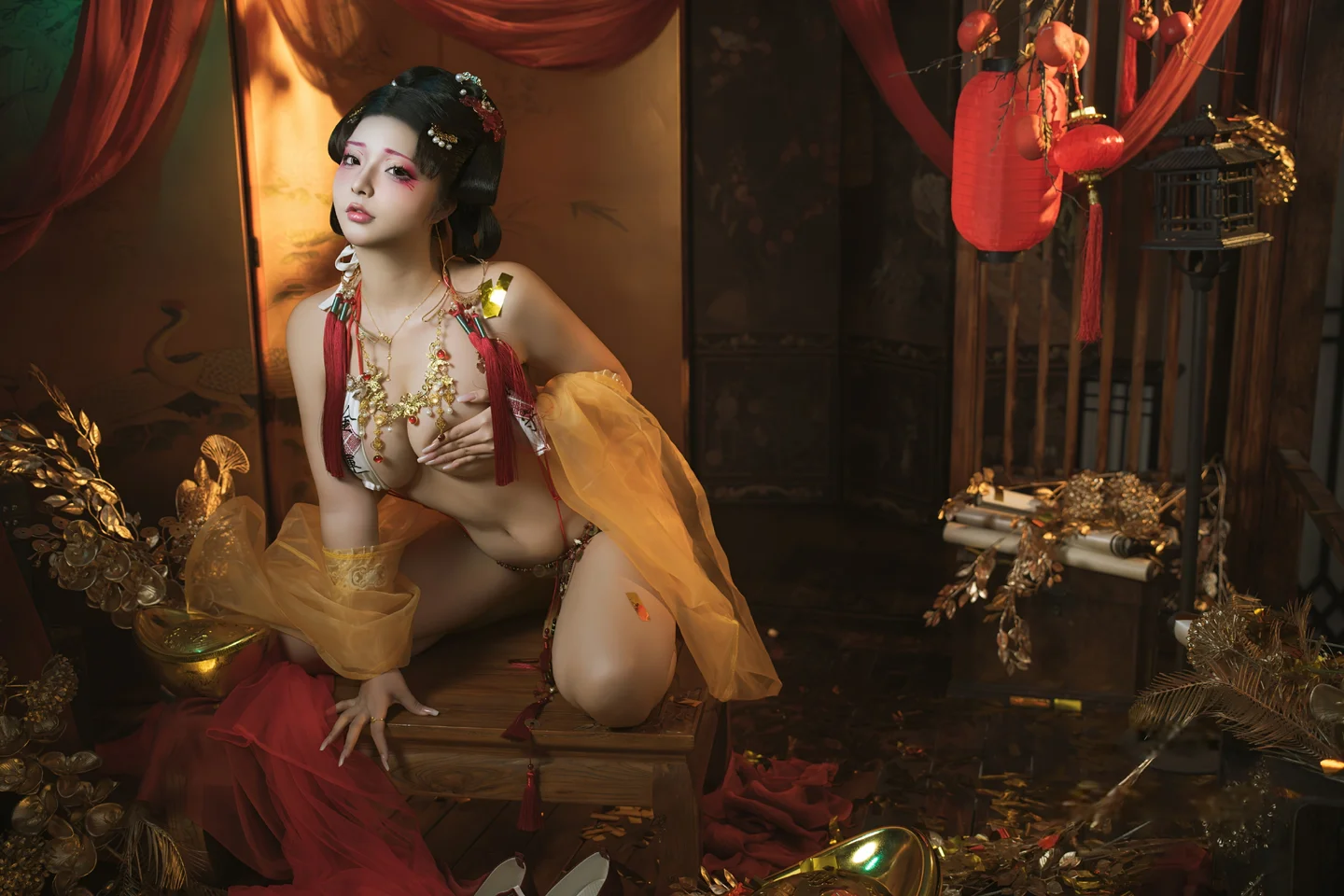 yuuhui玉汇 – 善财娘子 [124P1V-622MB] 【丝足阁写真】039.webp