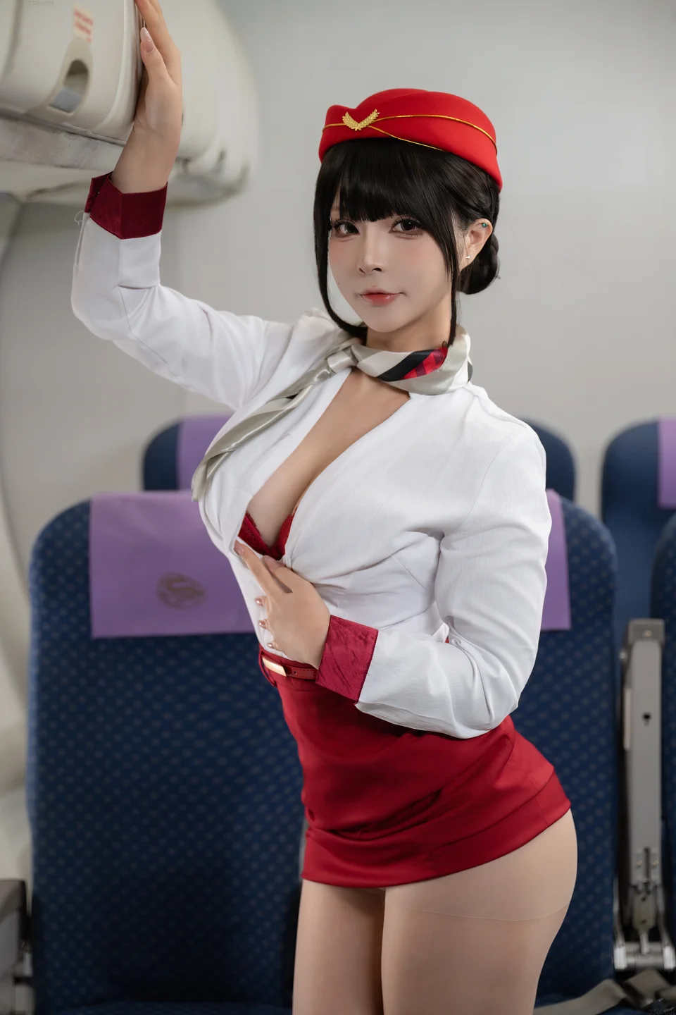 yuuhui玉汇 - 升舱服务 [128P2V-1.33GB] 【丝足阁写真】035.webp