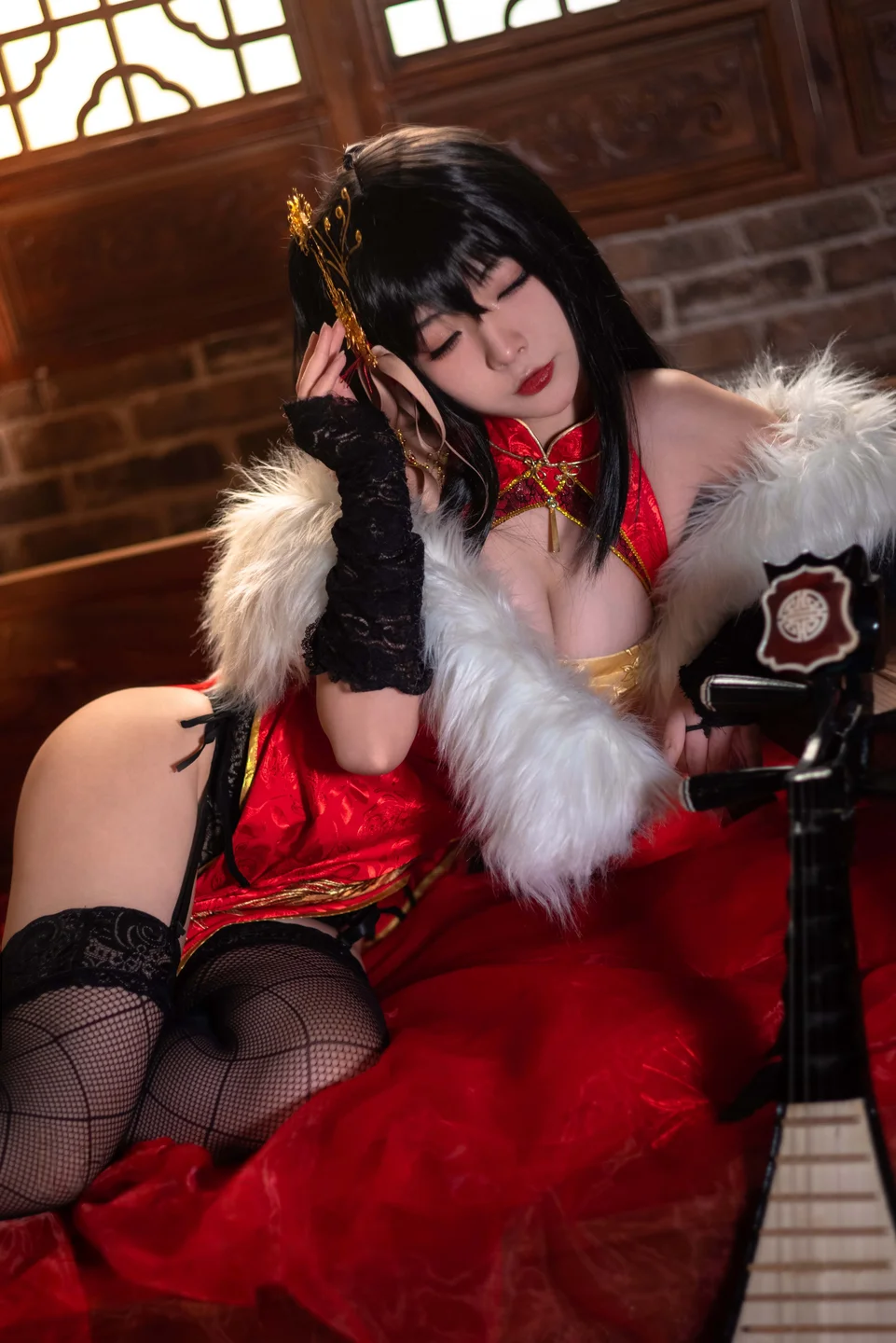 yuuhui玉汇 - 碧蓝航线 大凤旗袍 [23P] tg@simisebaisi20.webp