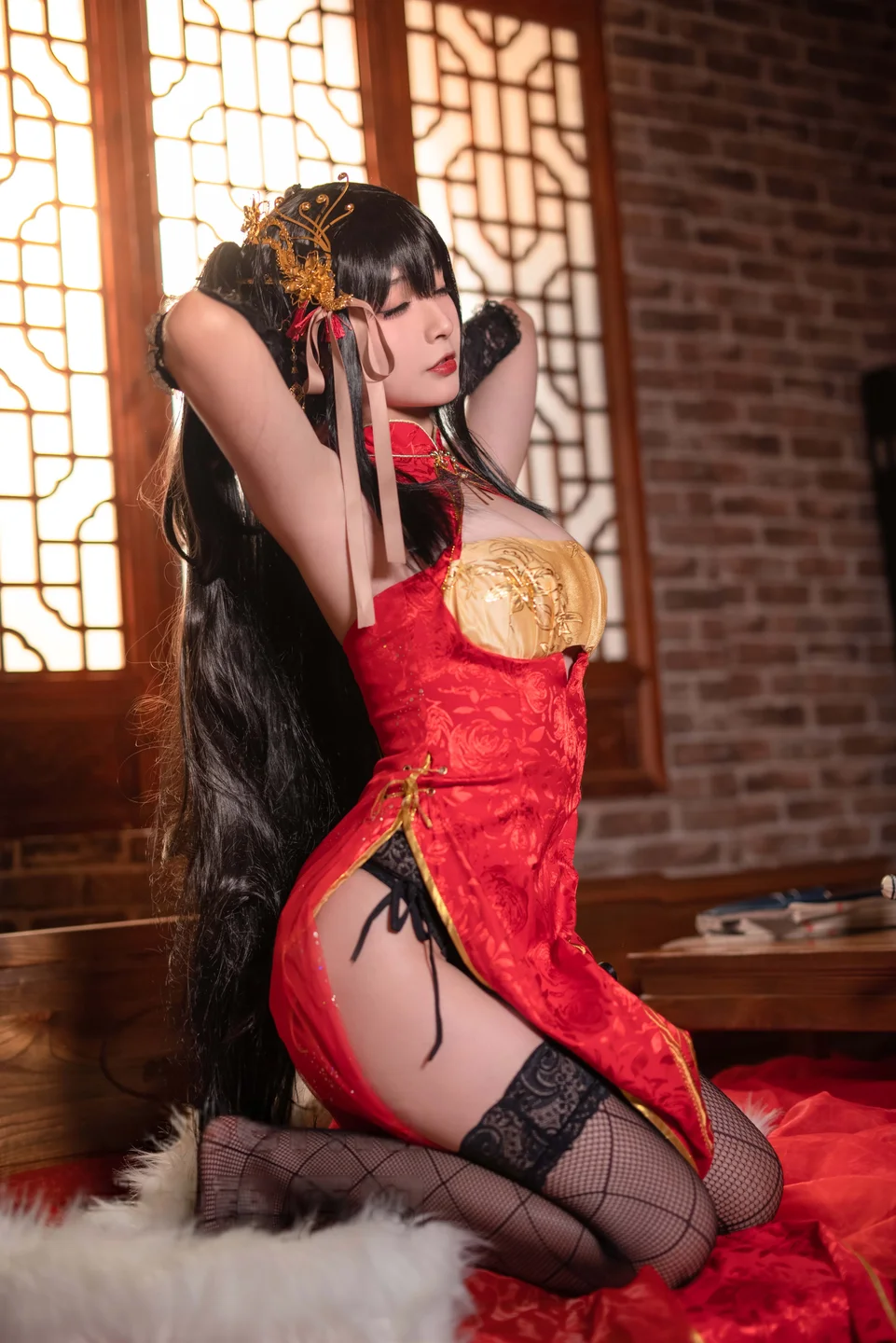 yuuhui玉汇 - 碧蓝航线 大凤旗袍 [23P] tg@simisebaisi5.webp