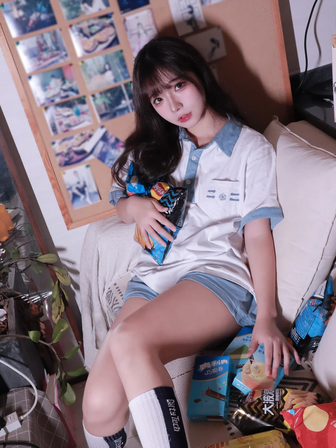 yuuhui玉汇 - 蓝白条少女 [81P] 20241001-133851(4).webp