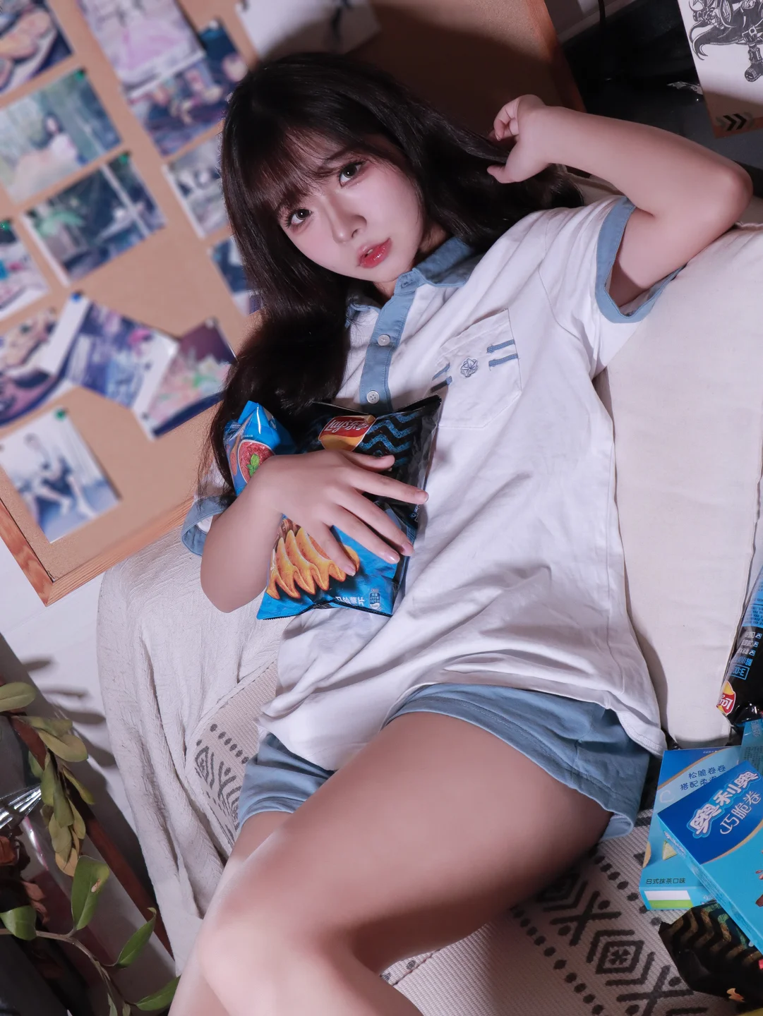 yuuhui玉汇 - 蓝白条少女 [81P] 20241001-133851(5).webp